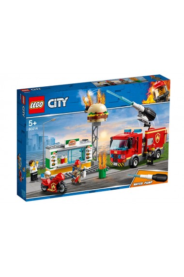 Stingerea incendiului de la Burger Bar Lego City