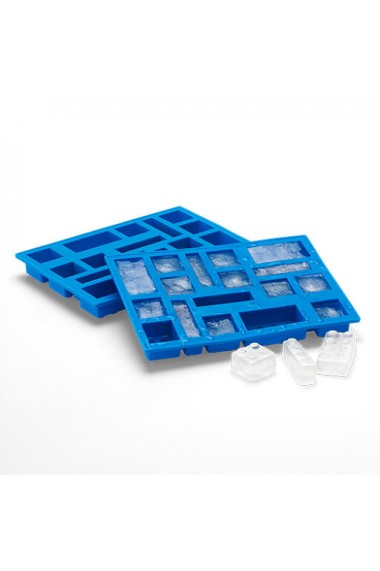 Tava pentru cuburi de gheata LEGO albastru
