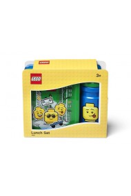 Set pentru pranz Lego Iconic albastru si verde
