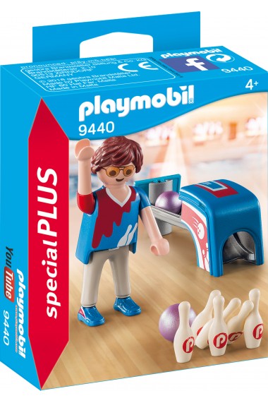 Figurina jucand bowling Playmobil