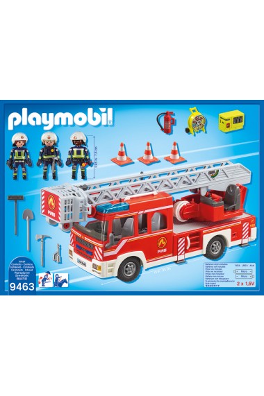 Masina de Pompieri cu scara Playmobil City Action