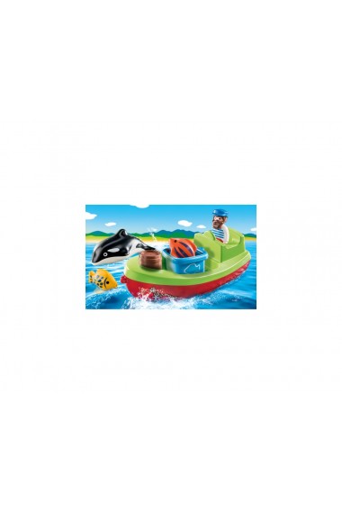 Pescar cu barca Playmobil 1.2.3