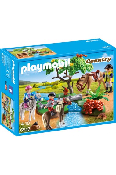 Plimbare la tara cu Calutii Playmobil Country