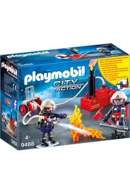 Pompieri cu pompa de apa Playmobil City Action