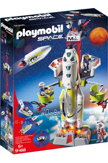 Racheta spatiala cu lansator Playmobil Space
