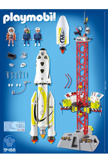 Racheta spatiala cu lansator Playmobil Space