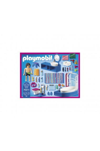 Baia familiei Playmobil Doll House