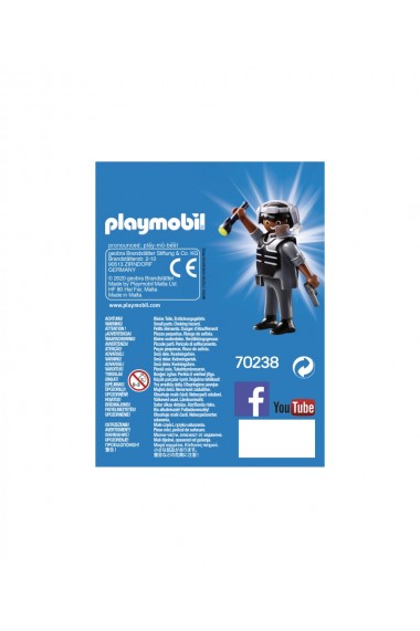 Figurina politist swat Playmobil
