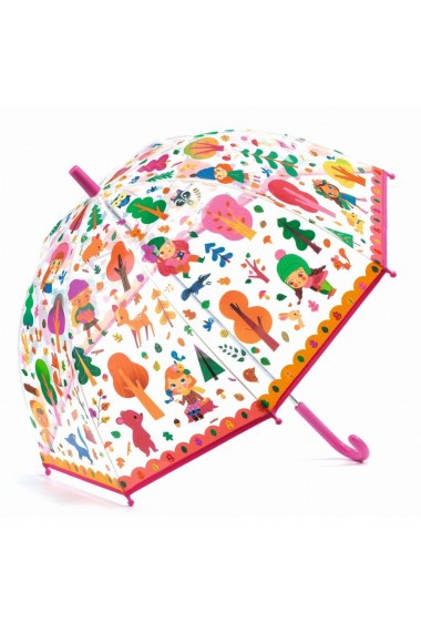 Umbrela copii colorata prin padure Djeco