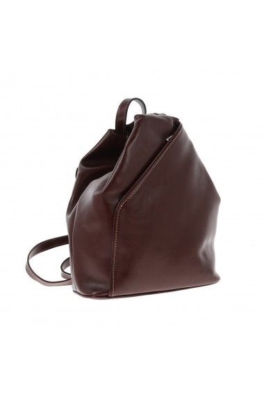 Rucsac/geanta din piele naturala maro coniac model 133