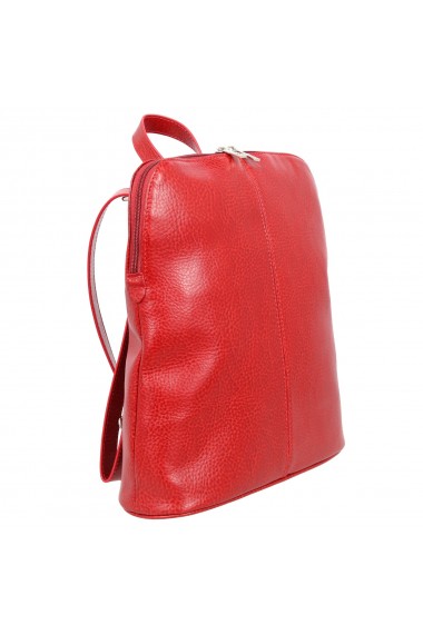 Rucsac/geanta casual piele moale rosie model 213