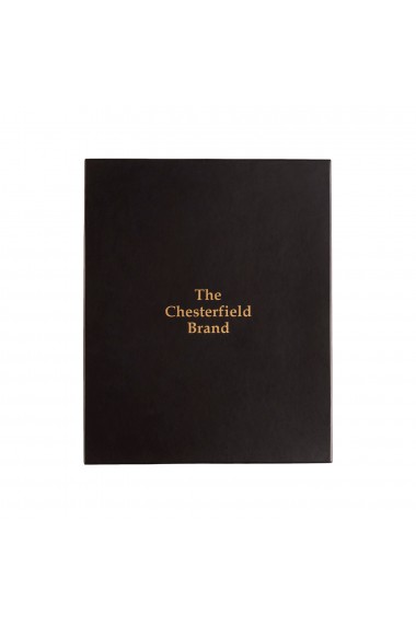 Set cadou pentru barbati cu pix si agenda The Chesterfield Brand maro coniac