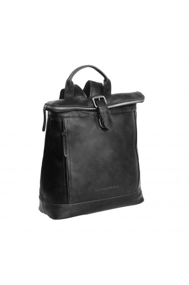 Rucsac The Chesterfield Brand din piele moale neagra Dali
