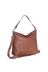Geanta de dama The Chesterfield Brand piele naturala maro coniac de mana si umar Amelia