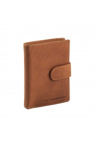 Portofel barbati The Chesterfield Brand cu protectie anti scanare RFID din piele naturala maro coniac Ruby