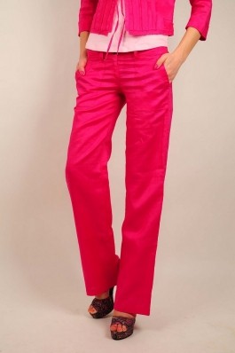 Pantaloni RVL Fashion din in roz