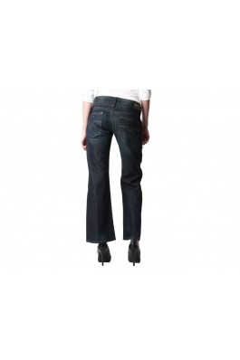 Jeansi REPLAY din bumbac, baggy style, dark blue