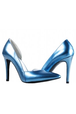 Pantofi CONDUR by alexandru lac albastru satinat