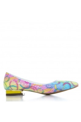 Pantofi CONDUR by alexandru multicolori, din piele