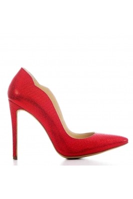 Pantofi pentru femei marca CONDUR by alexandru rosii cu toc