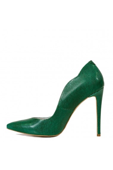 Pantofi cu toc CONDUR by alexandru din tejus verde