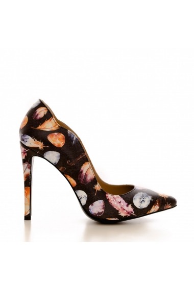 Pantofi cu toc CONDUR by alexandru Marilyn multicolor