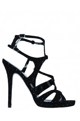 Sandale cu toc CONDUR by alexandru puntine negre