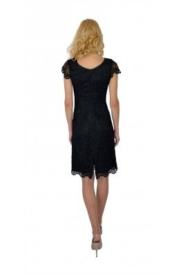Rochie Lany`s broderie bumbac neagra