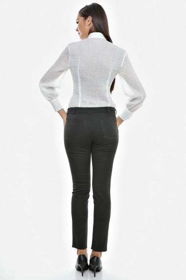 PANTALONI tip jeans Pretty Shadow - Sweet Rose of Mine negru