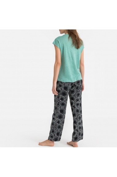 Tricou de pijama La Redoute Collections GFO643 verde