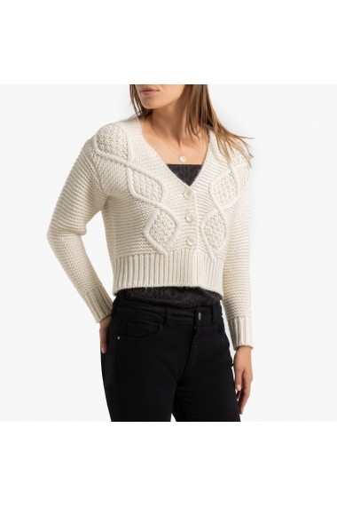 Cardigan La Redoute Collections GGT522 crem