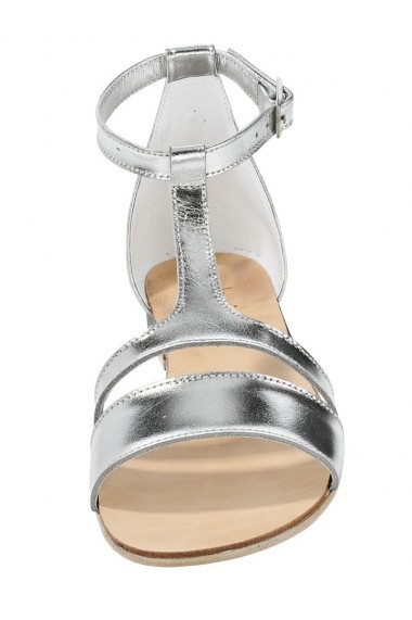 Sandale plate Heine 178366 argintiu