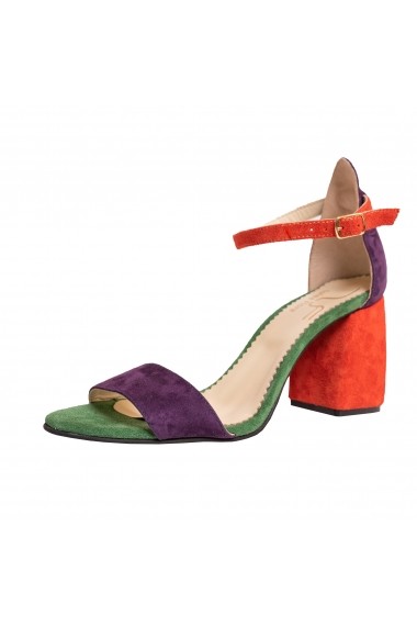 Sandale cu toc Luisa Fiore LFD-LIMONADE-O2 Multicolor