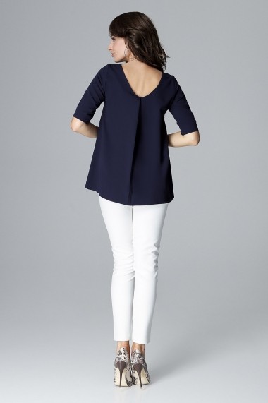 Bluza Lenitif L002 Bleumarin