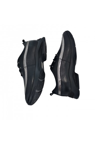 Pantofi sport casual din piele Torino 089 Negri