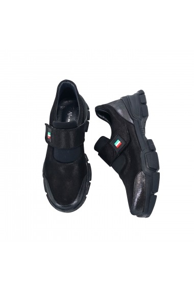 Pantofi sport casual din piele Torino 1006 negri