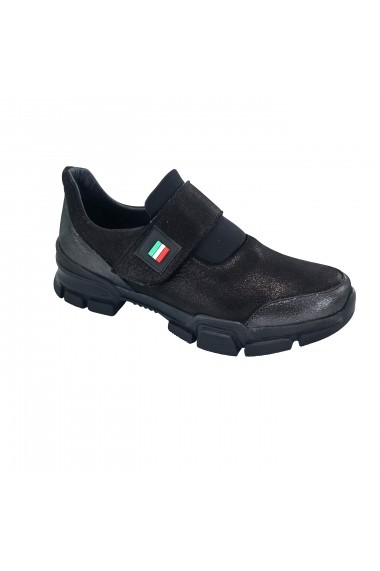 Pantofi sport casual din piele Torino 1006 negri