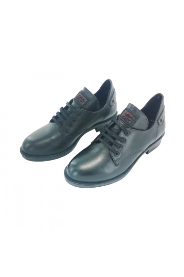 Pantofi din piele Torino 0217 Negri