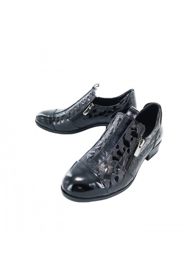 Pantofi din piele Torino 6223 Negri