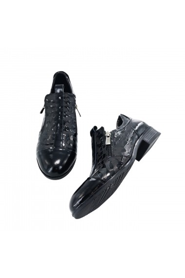 Pantofi din piele Torino 6223 Negri