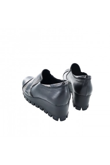 Pantofi cu platforma din piele Torino 011216 Print