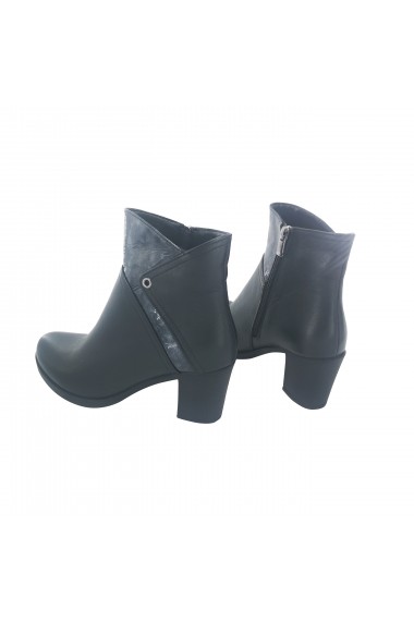 Botine din piele Torino 945K Negre