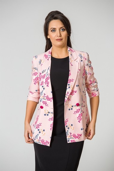 Sacou casual Dames cu print floral DP155