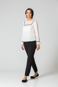 Pantaloni office Dames cu fermoar lateral M933FR