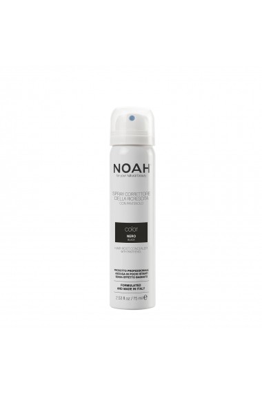 Spray corector cu vitamina B5 pentru acoperirea radacinii parului - NEGRU  Noah  75 ml