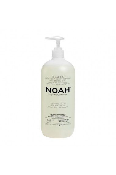 Sampon natural hidratant cu fenicul pentru par uscat fragil si lipsit de stralucire (1.2) Noah 1000 ml
