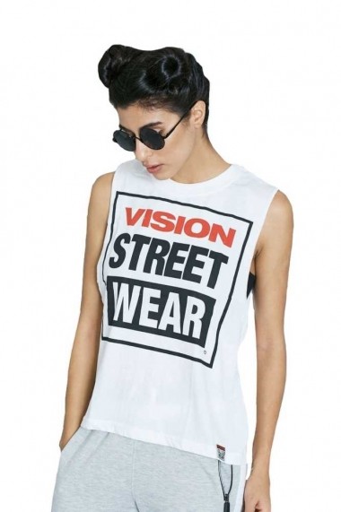 Tricou femei Vision Street Wear Crew Vest Gri