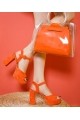 Geanta casual Bigiottos Shoes Vicious Bag portocaliu