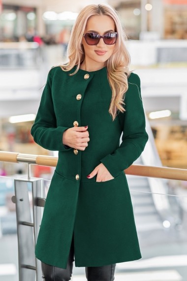 Palton Chic Diva Ruslana Verde