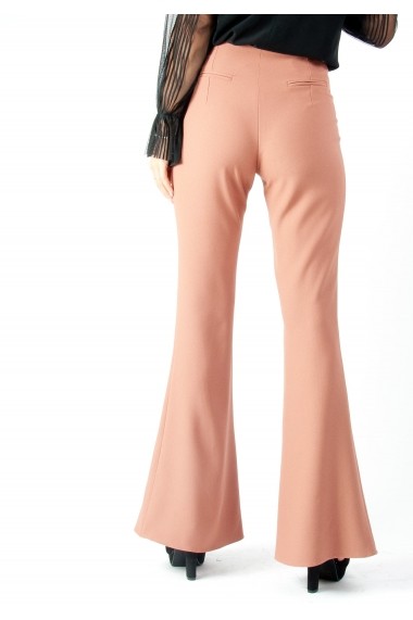 Pantaloni Moze evazat fara buzunare P16527862-P83542 Roz